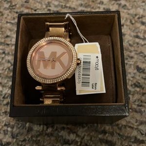 Brand new Michael Kors Rosa gold watch